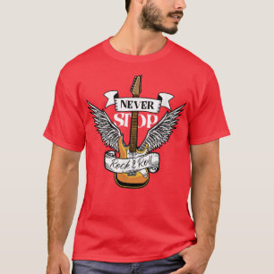 Camiseta Rock And RollElectronic Rock Guitar 2753