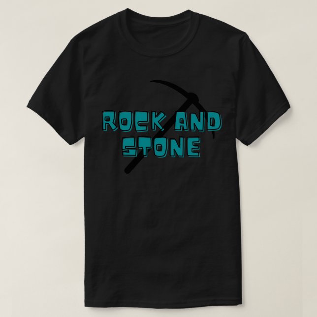 Camiseta Rock and Stone Classic TShirt (Diseño del anverso)