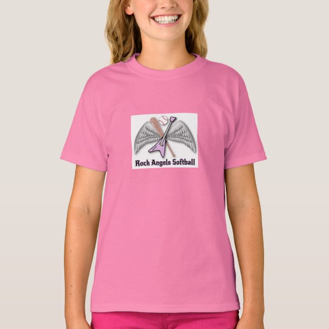 Camiseta Rock Angels Softball (Anverso)