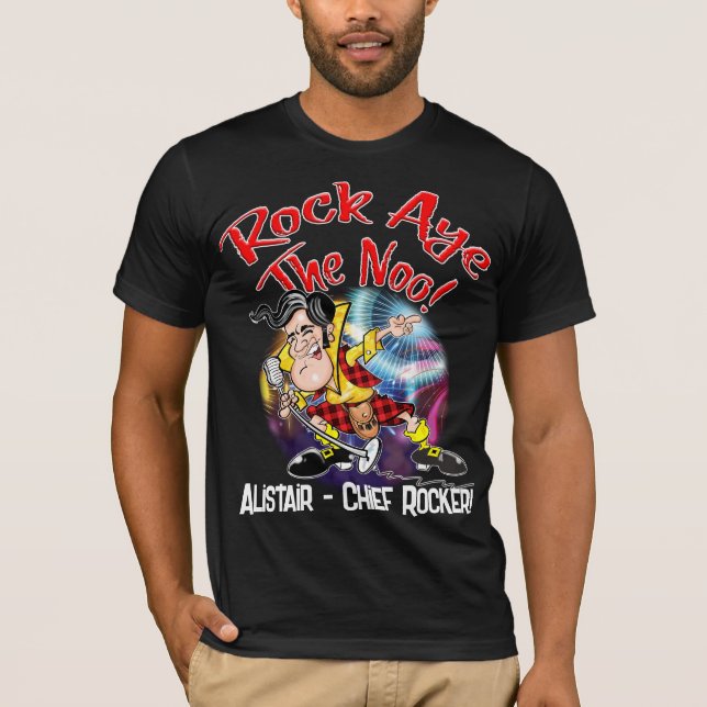 Camiseta ¡Rock Aye The Noo! (Anverso)