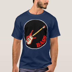 Camiseta Rock Battle Card Game Bass Icon