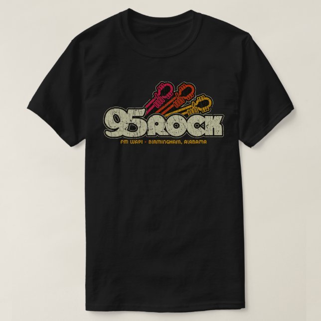 Camiseta Rock Birmingham 1981 (Diseño del anverso)