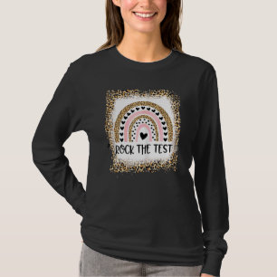 Camiseta Rock blanqueado El Test Teacher Test Day Test Day 