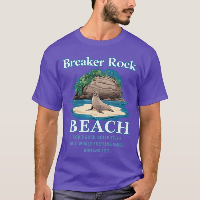 Camiseta Rock Breaker Beach Gods RockSolid TVBS Christian 2 (Anverso)