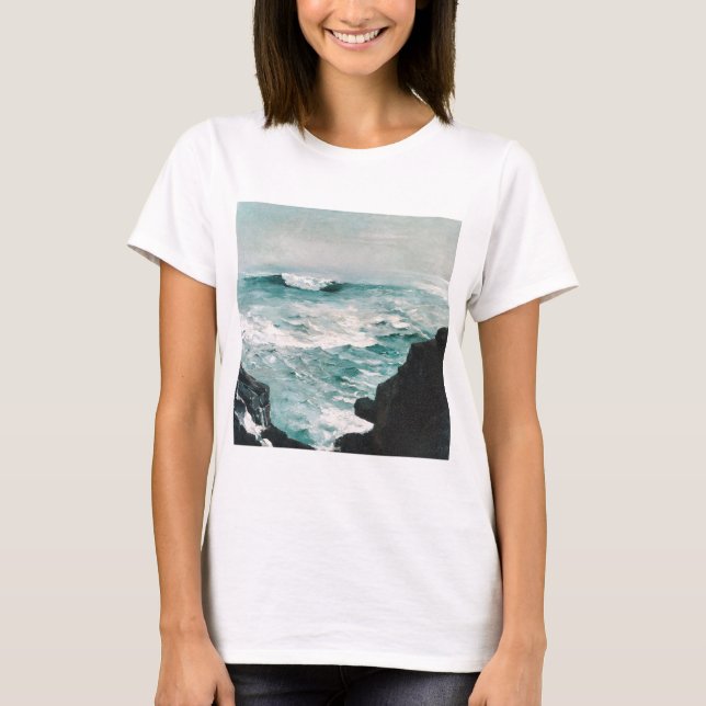 Camiseta Rock cañón (1895) de Winslow Homer (Anverso)