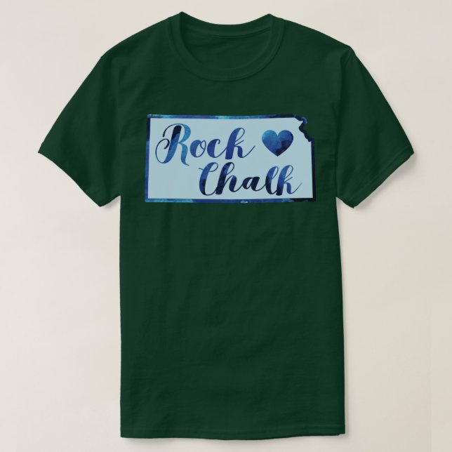 Camiseta Rock Chalk 1 (Diseño del anverso)