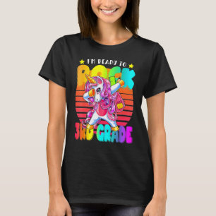 Camiseta Rock: Chicas de tercer grado de Dabbing Unicornio 