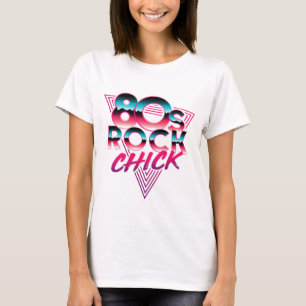 Camiseta Rock Chick de los 80's Music Lover