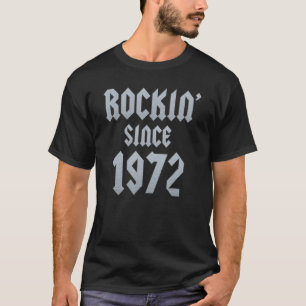 Camiseta Rock clásico de 50 años 1972 50º cumpleaños