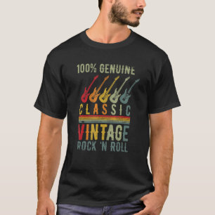 Camiseta Rock clásico vintage 'n Roll Music Electric Guitar