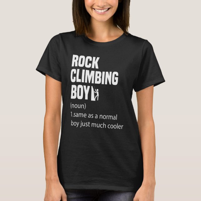Camiseta Rock Climbboy Dictionary Definition Sports (Anverso)