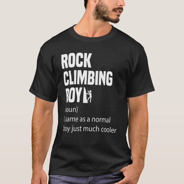 Camiseta Rock Climbboy Dictionary Definition Sports (Anverso)
