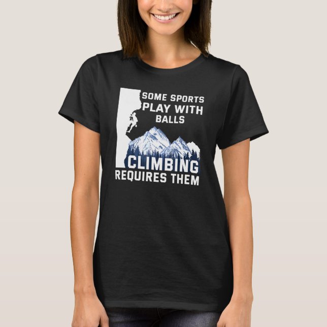 Camiseta Rock Climber Algunos Juegos Deportivos Con Balas E (Anverso)