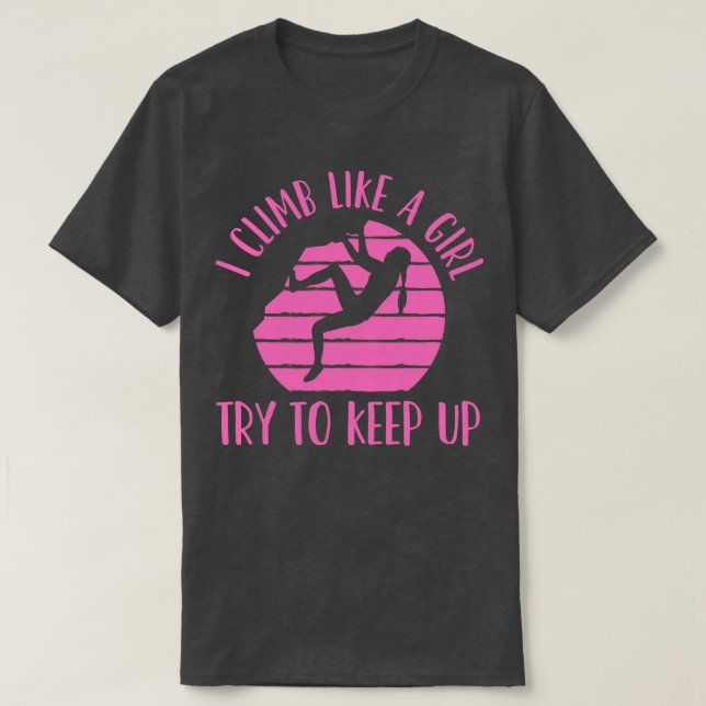 Camiseta Rock Climber Bouldering 1 (Diseño del anverso)