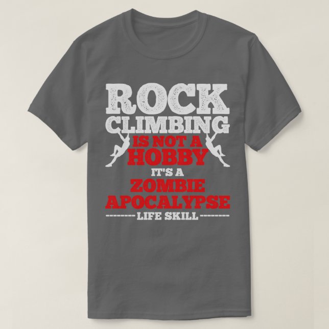 Camiseta Rock Climber Bouldering Rock (Diseño del anverso)