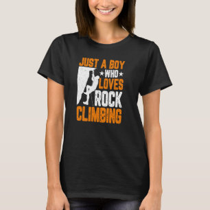 Camiseta Rock Climber Boys solo un chico que ama el rock cl