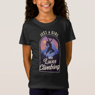 Camiseta Rock Climber Es Un Chica Al Que Le Encanta Escalar