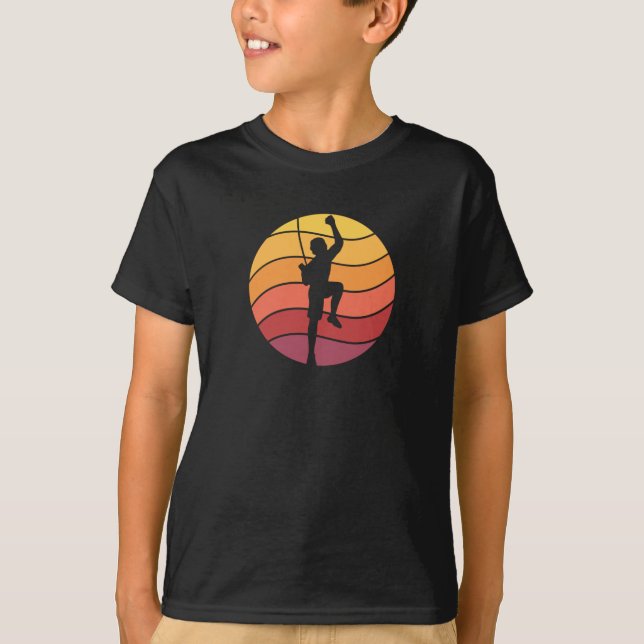 Camiseta Rock Climber Retro (Anverso)