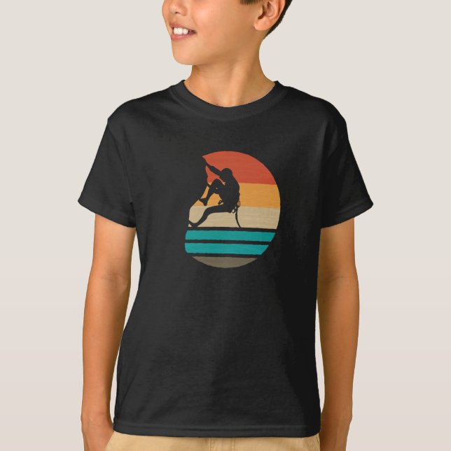 Camiseta Rock Climber Retro (Anverso)