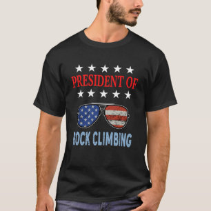 Camiseta Rock Climbing Accessories Estados Unidos Bandera E