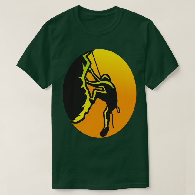Camiseta Rock Climbing amp Bouldering Clothing for Climbers (Diseño del anverso)