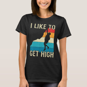 Camiseta Rock Climbing Boulder Mountain Me Gusta Elevarme