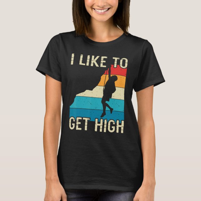 Camiseta Rock Climbing Boulder Mountain Me Gusta Elevarme (Anverso)