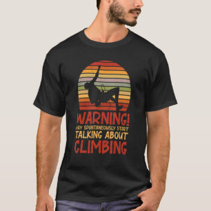 Camiseta Rock Climbing Bouldering Climb Fun