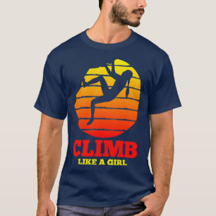 Camiseta Rock Climbing Bouldering Climber Vintage