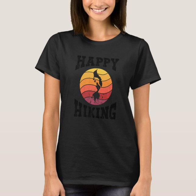 Camiseta Rock Climbing Bouldering Happy Hiking (Anverso)