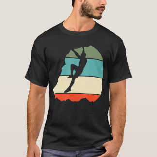 Camiseta Rock Climbing Bouldering Retro Gift