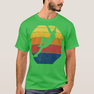 Camiseta Rock Climbing Climber Bouldering Vintage