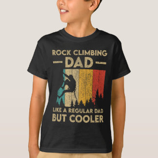 Camiseta Rock Climbing Dad Vintage Funny Bouldering Design