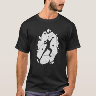 Camiseta Rock Climbing Design Climber Bouldering Premium