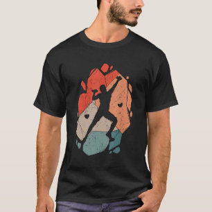 Camiseta Rock Climbing Escala Vintage Climber Bouldering
