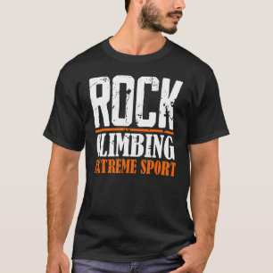 Camiseta Rock Climbing Extreme Sports Bouldering Mountains