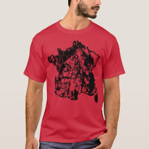Camiseta Rock Climbing France Rock Climber Map Art