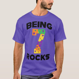 Camiseta Rock Climbing Gracioso Regalo de cumpleaños de 7 a