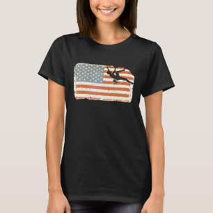 Camiseta Rock Climbing Kids Bandera Americana 4 de Julio