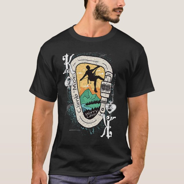 Camiseta Rock Climbing King Poker Jugando Montaña (Anverso)