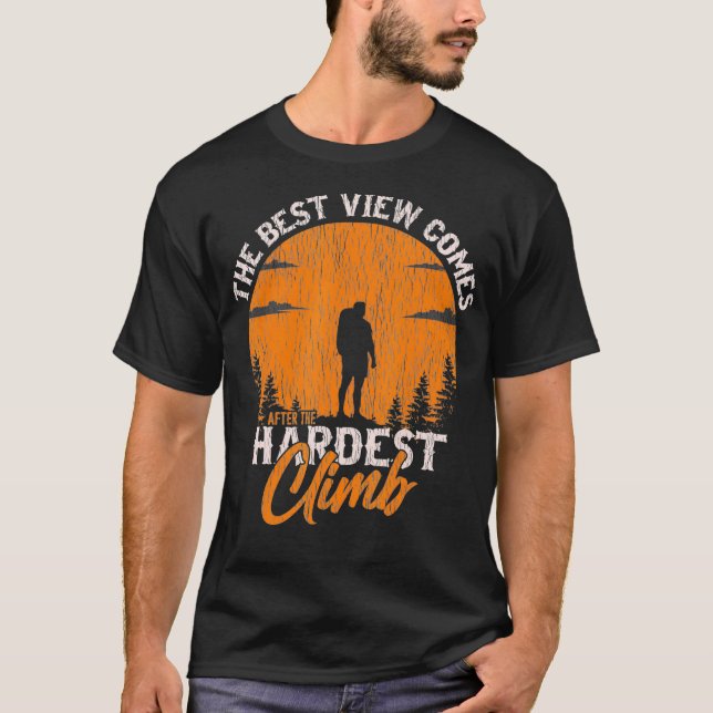 Camiseta Rock Climbing Lover Bouldering Mountain Climber Hi (Anverso)