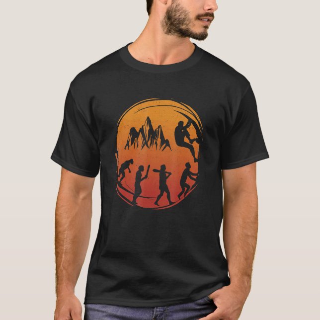 Camiseta Rock Climbing  Mountain Climber (Anverso)