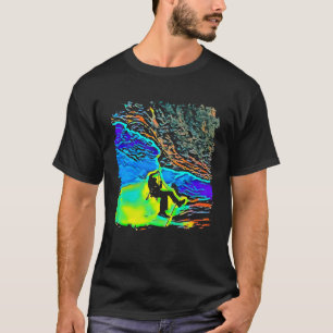 Camiseta Rock Climbing Pop Art Premium