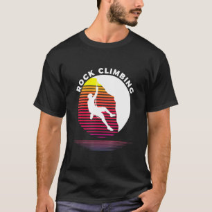 Camiseta Rock Climbing Retro Sunset Style Bouldering St de 