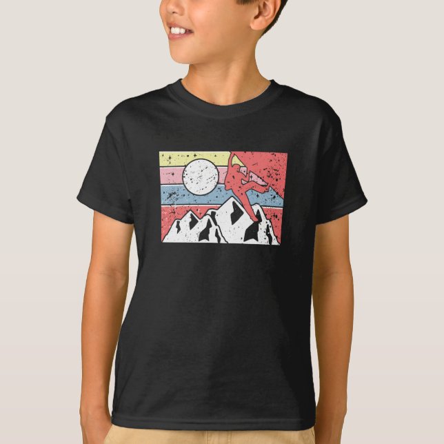 Camiseta Rock Climbing Retro Vintage (Anverso)