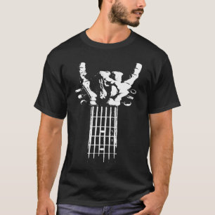 Camiseta Rock Concierto En El Cuello De Guitarra Una Dulce 
