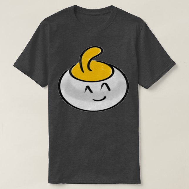 Camiseta Rock curling oscuro gris (Diseño del anverso)