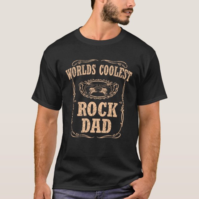 Camiseta Rock Dad Rock and Roll Rock Music Parents (Anverso)