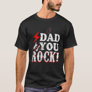 Camiseta Rock Dad Rock and Roll Rock Music Parents