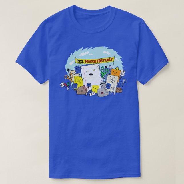 Camiseta Rock de abrazos de papel (Diseño del anverso)